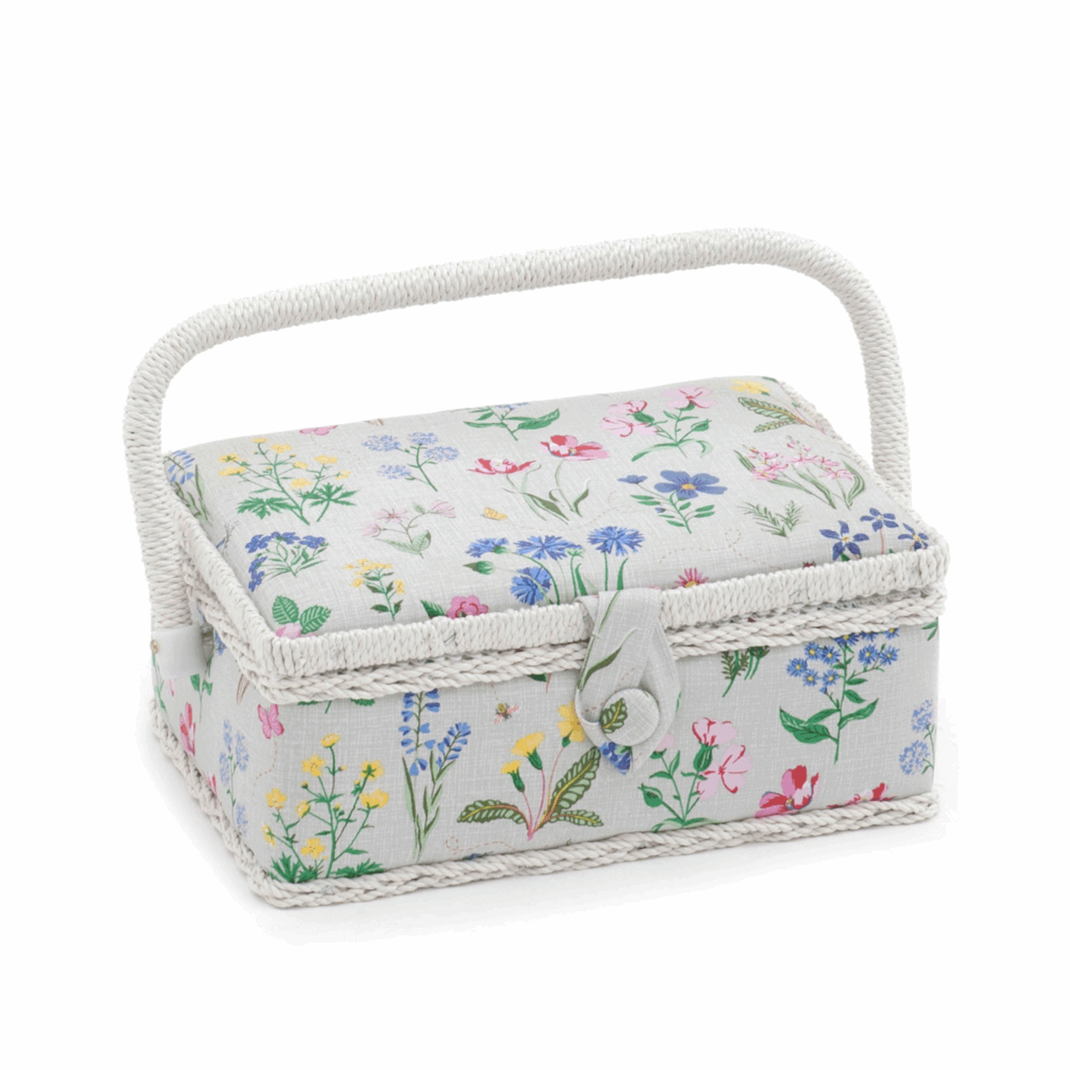 Sewing/Craft Basket Spring Garden Small Pili Pala Fabrics