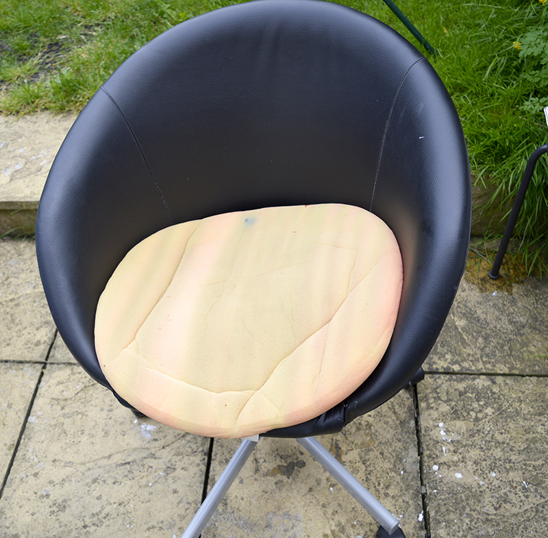 How to upcycle a Skruvsta Chair an IKEA hack Pillar