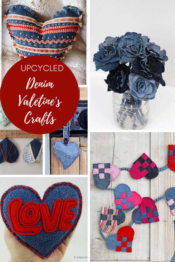 How To Make An Upcycled Scandi Woven Hearts Garland Pillar Box Blue