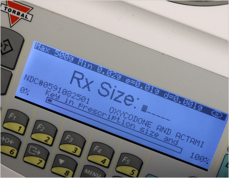 Prescription Size Entry
