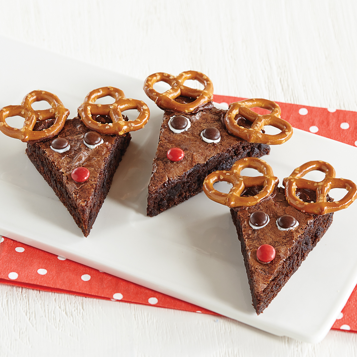 Brownie Reindeer Pillsbury Baking