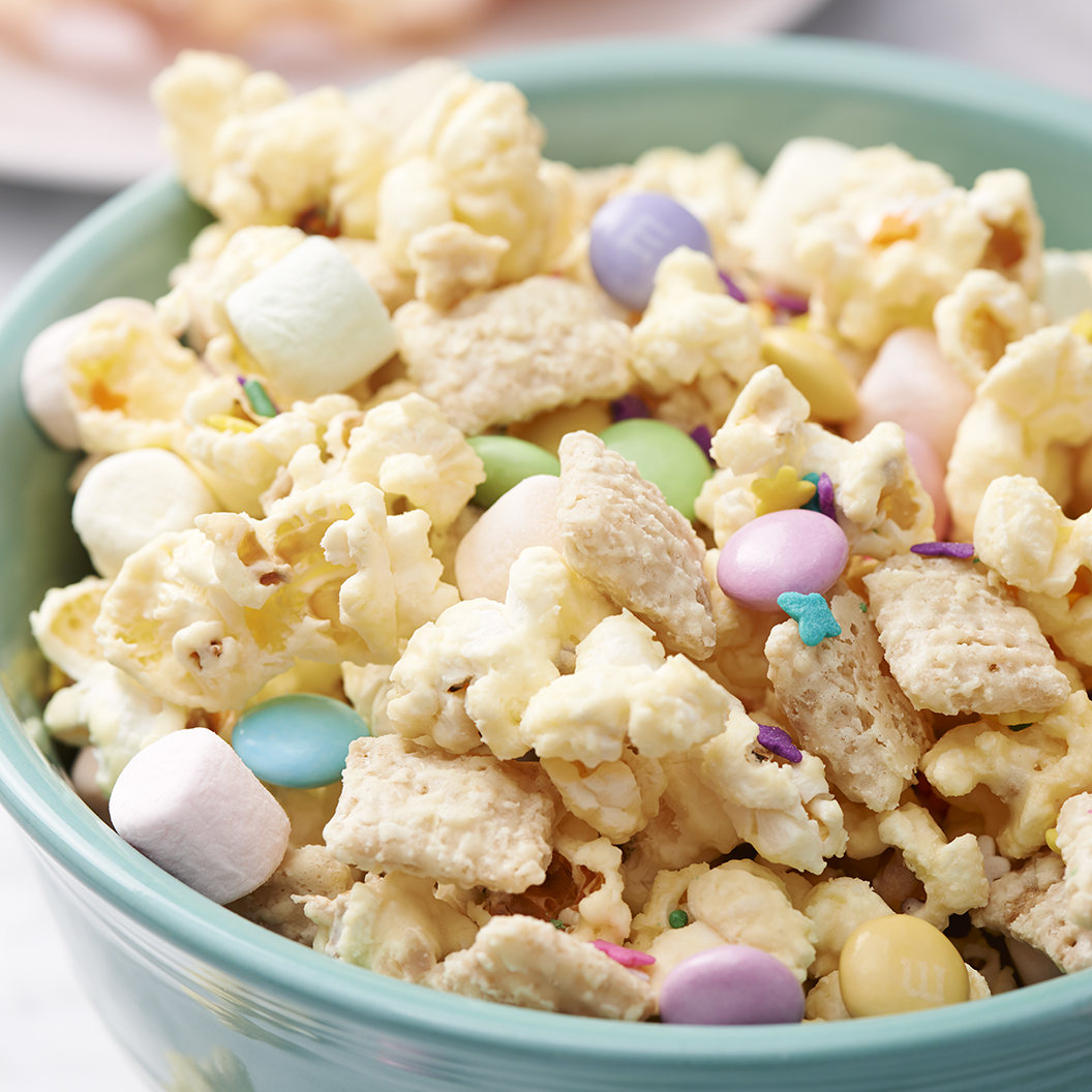 Springtime M&M's® Popcorn Snack Mix Pillsbury Baking
