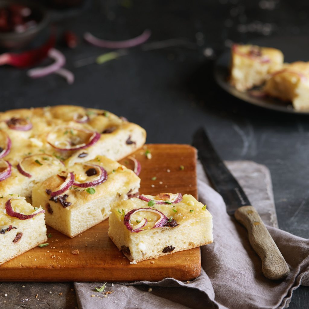 Savory Greek Focaccia Pillsbury Baking
