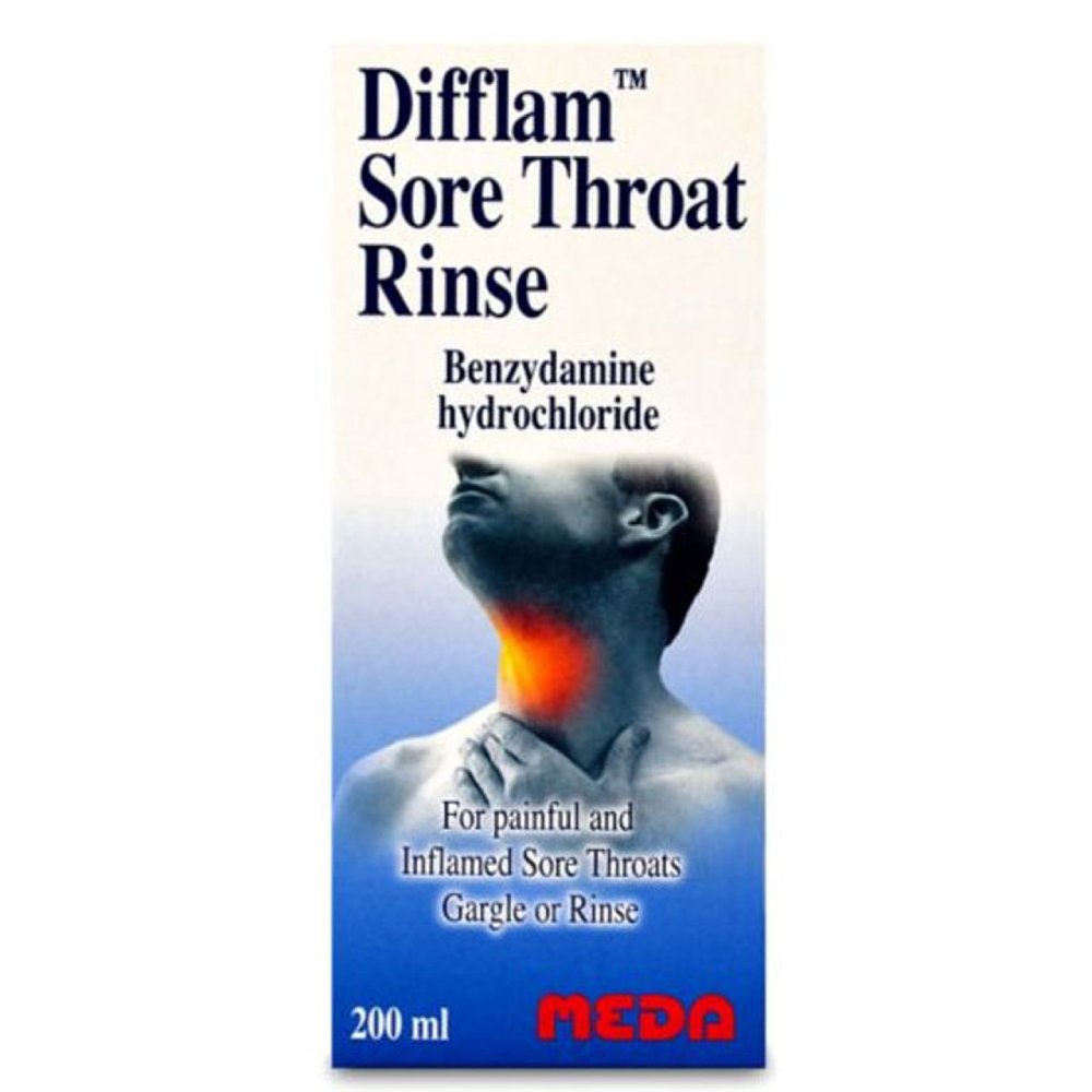 Difflam Sore Throat Rinse 200ml PillSorted