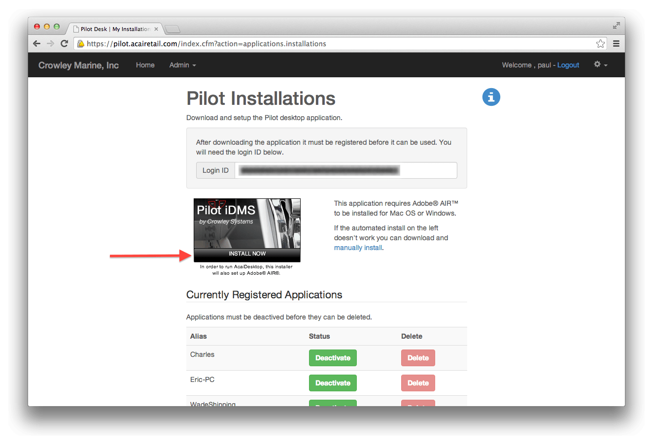Download and installation of your Pilot POS app Pilot POS