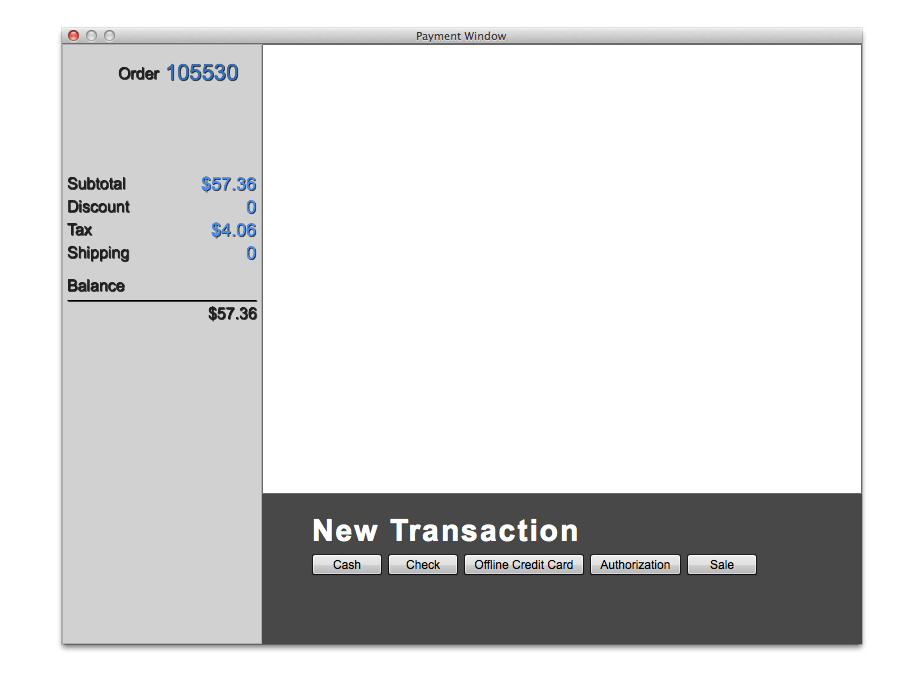 Placing an order through the POS Tutorials Pilot POS