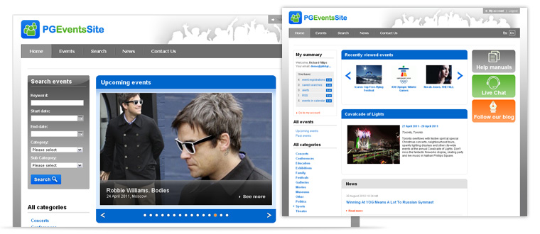PG Event Management Software Summary