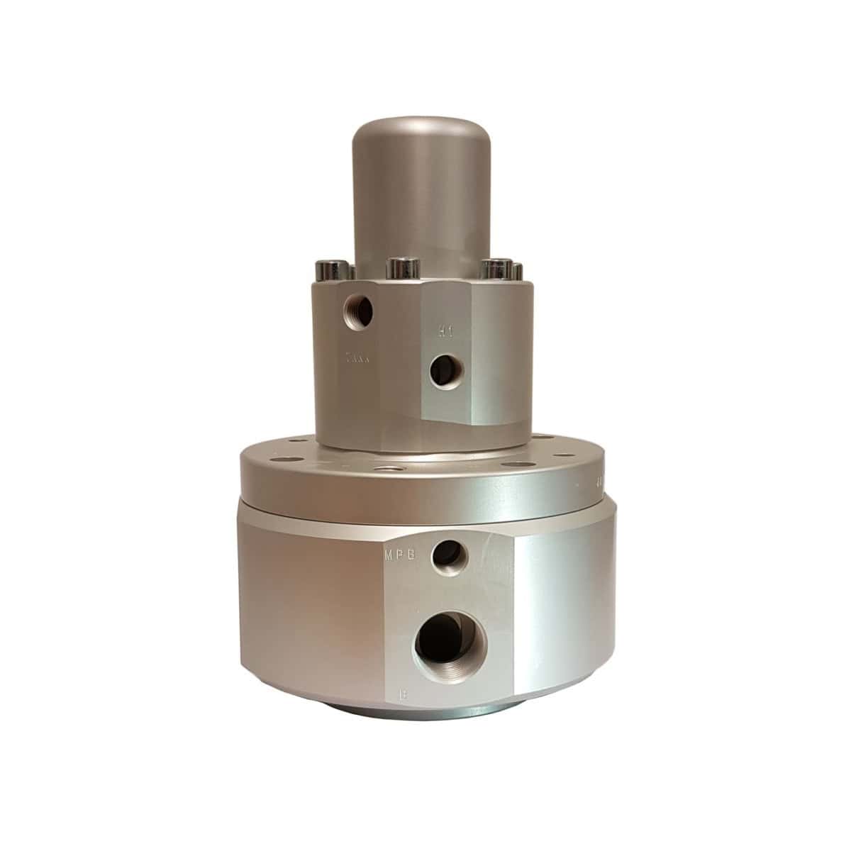 Hydraulically operated air flow control valve Pimatic Oy