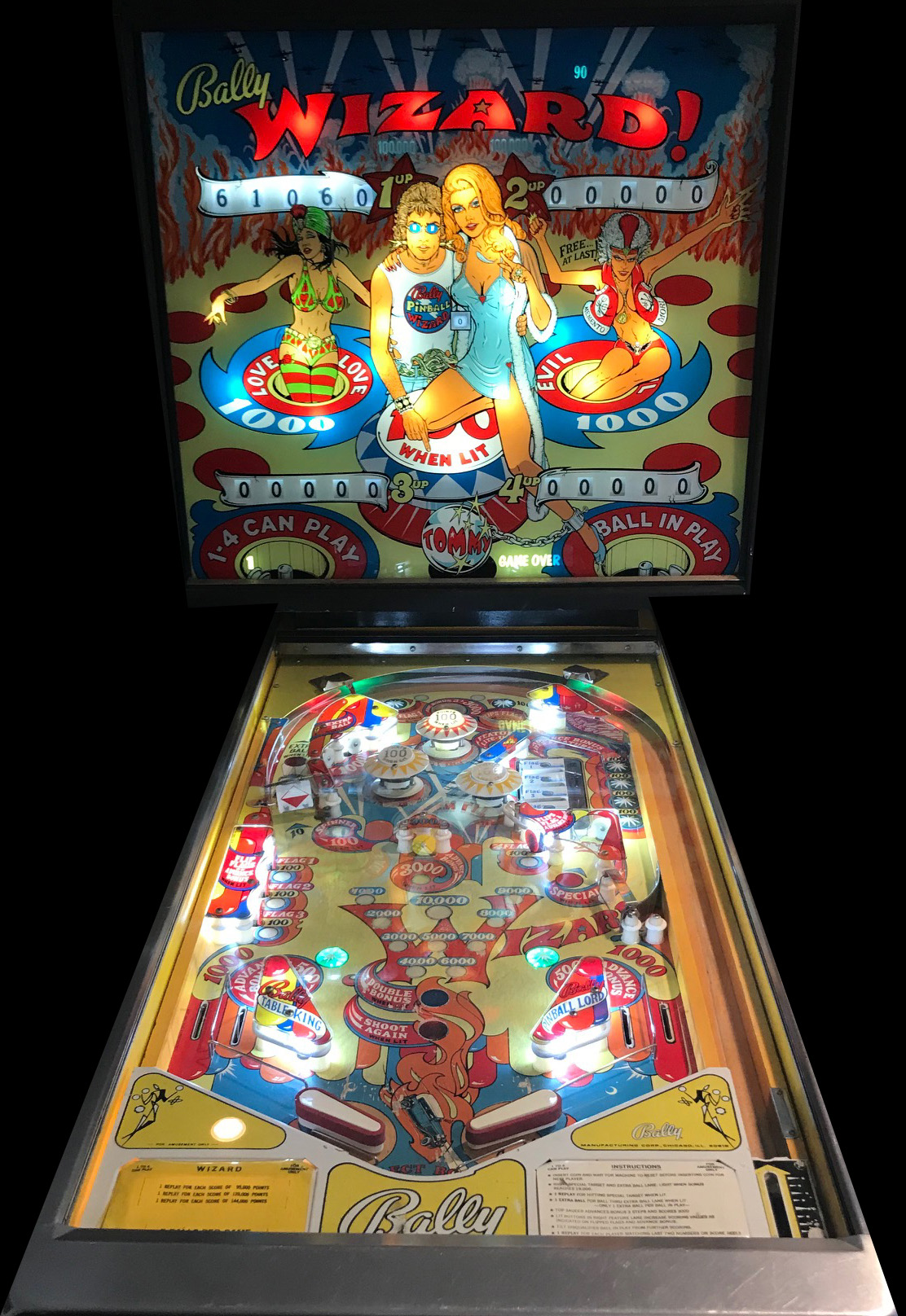 High Quality Wizard! (Bally) EM LED Kit Pinball LEDs