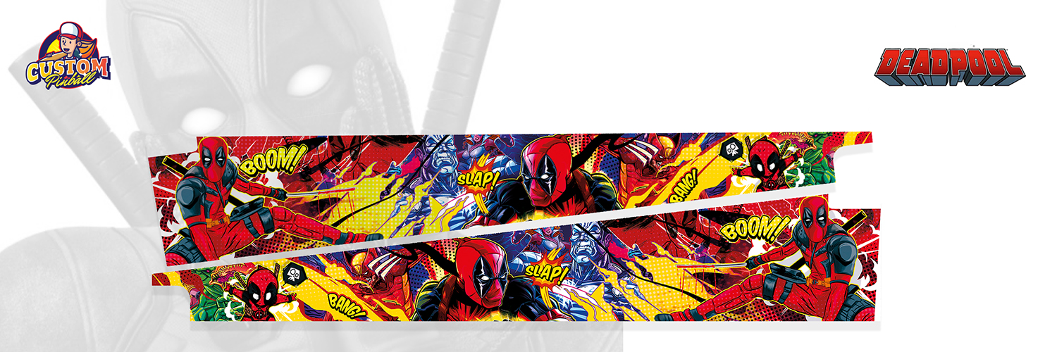 Side art Deadpool Custom Pinball