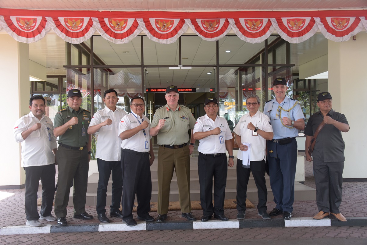 PT. Pindad (Persero) KSAD Selandia Baru Kunjungi Pindad
