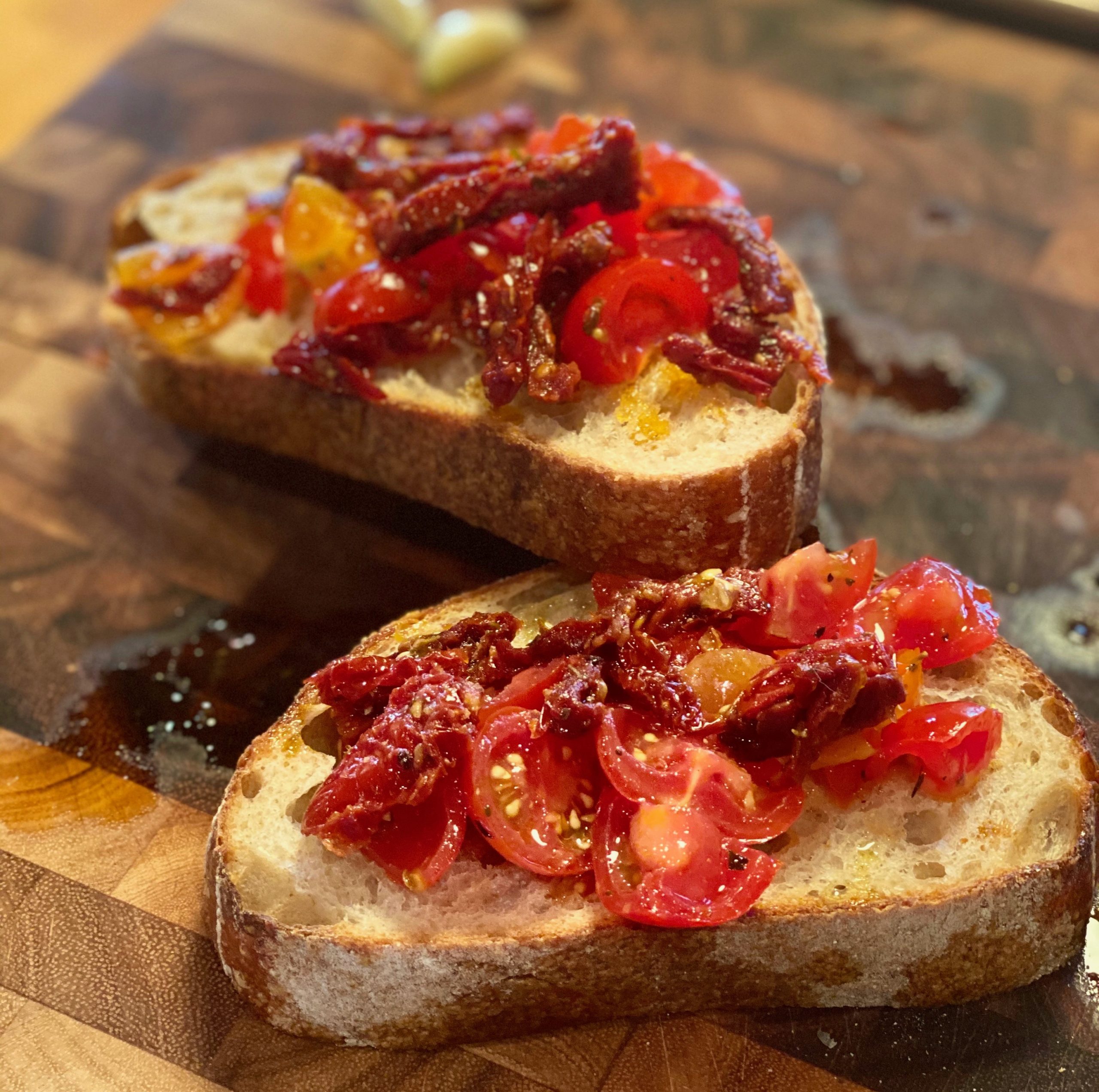 Sun Dried Tomato Bruschetta Pine & Palm Kitchen