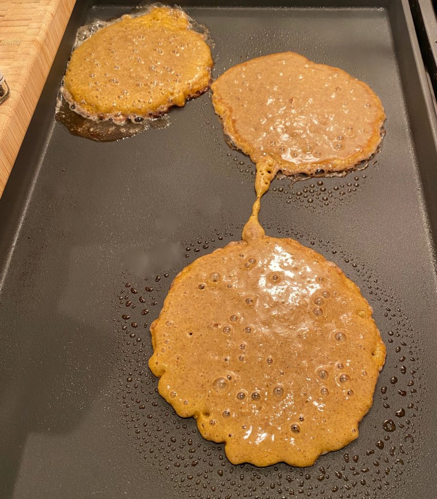 Himalayan Tartary Buckwheat & Almond Flour Pancakes with Warm Maple