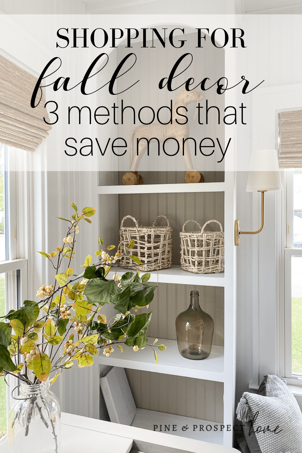 Shopping for Fall Decor 3 Methods that Save Me Money! Pine and
