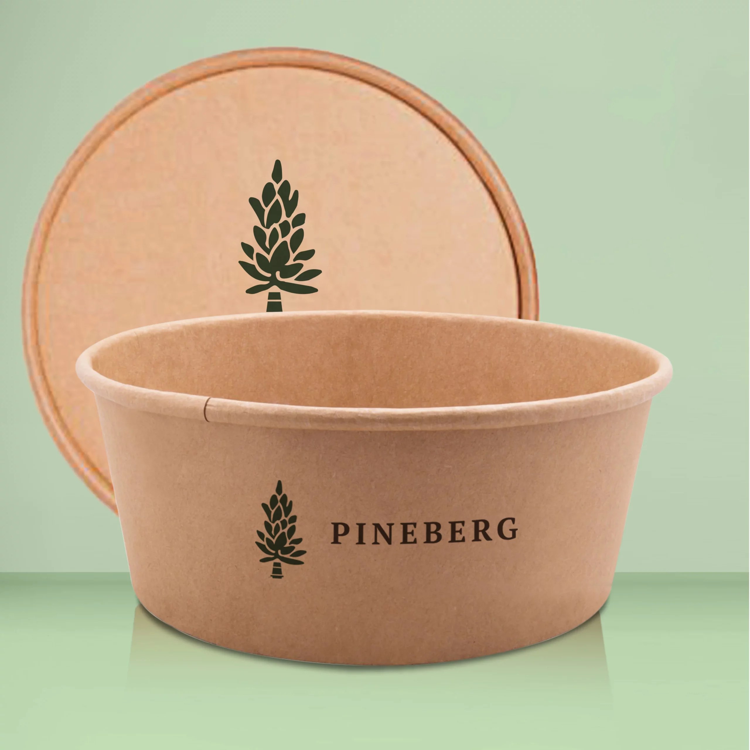Paper Bowl Lid 500ML Pineberg