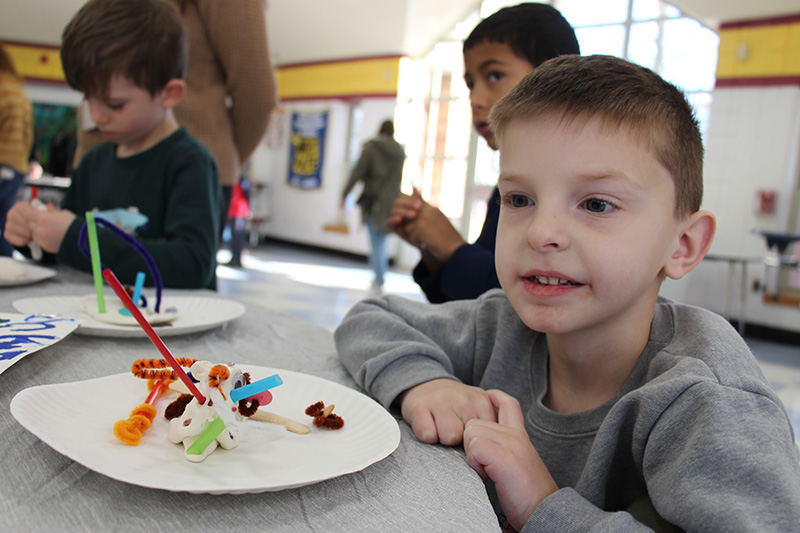 Mindful Art program culminates in beautiful exhibit by students Pine