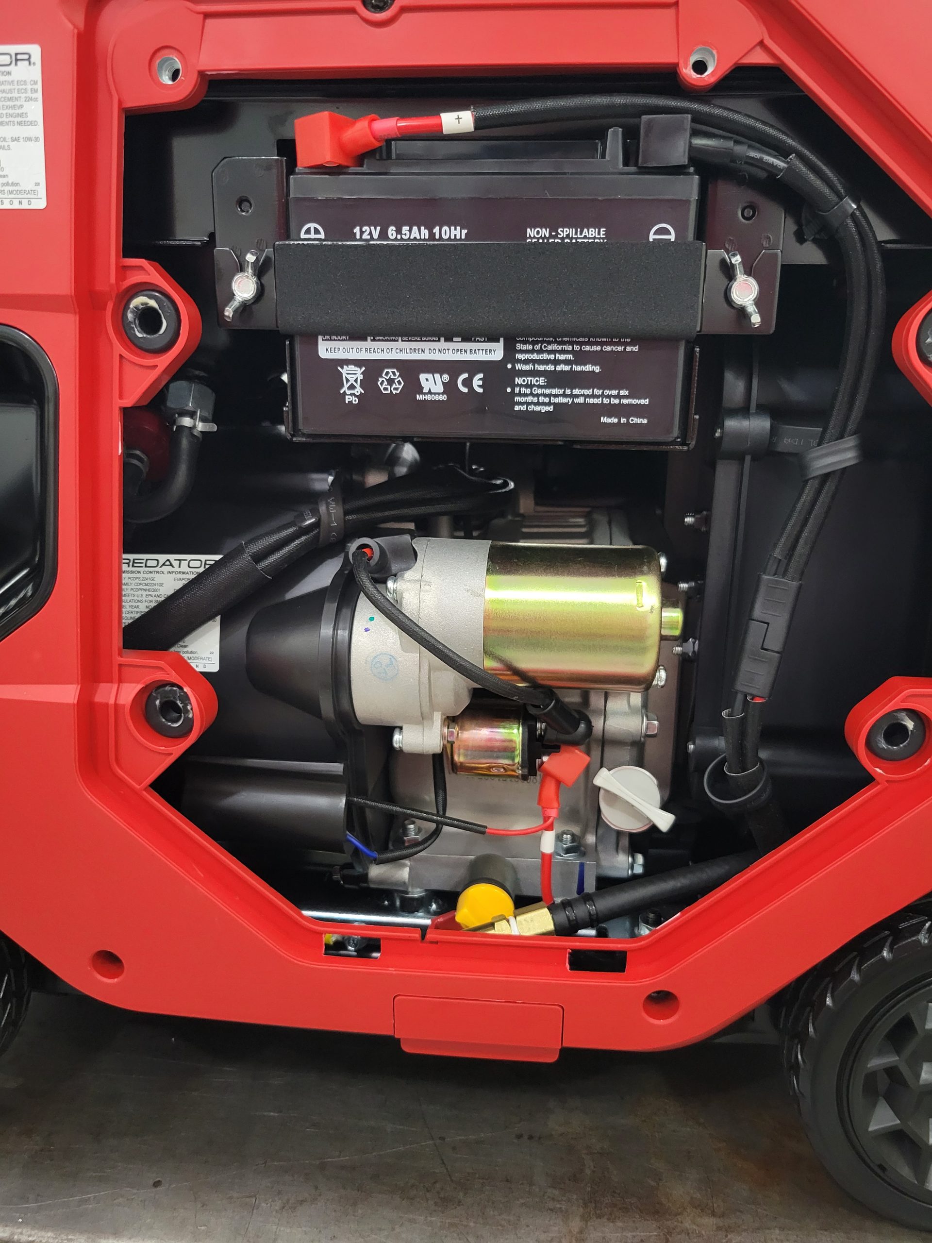 Predator 5000 Extended Run Time Fuel Kit with fuel pump included.