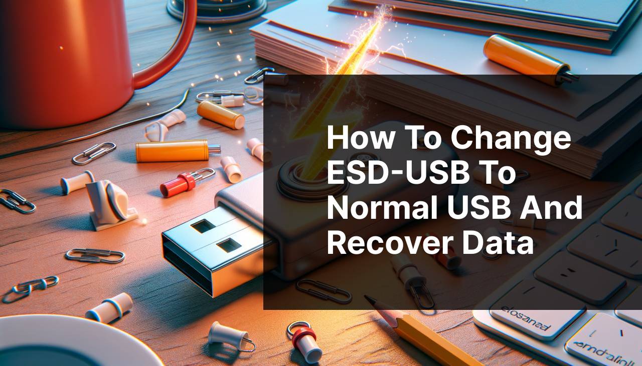 How to Convert ESDUSB to Normal USB and Recover Data