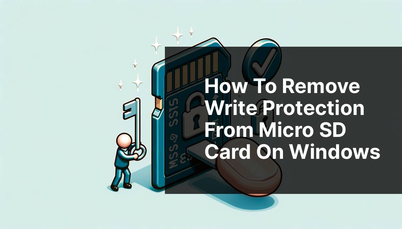 [Solved] How to Remove Write Protection from Micro SD Card