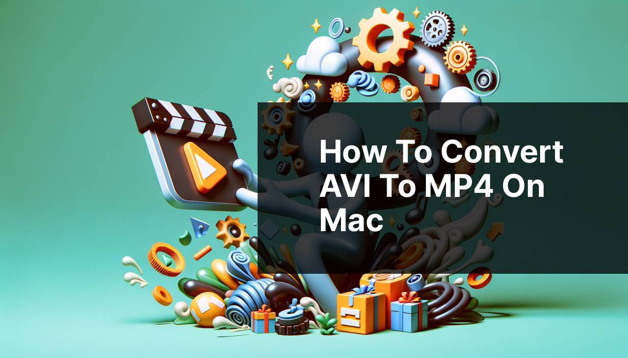 How to convert AVI to MP4 on Mac