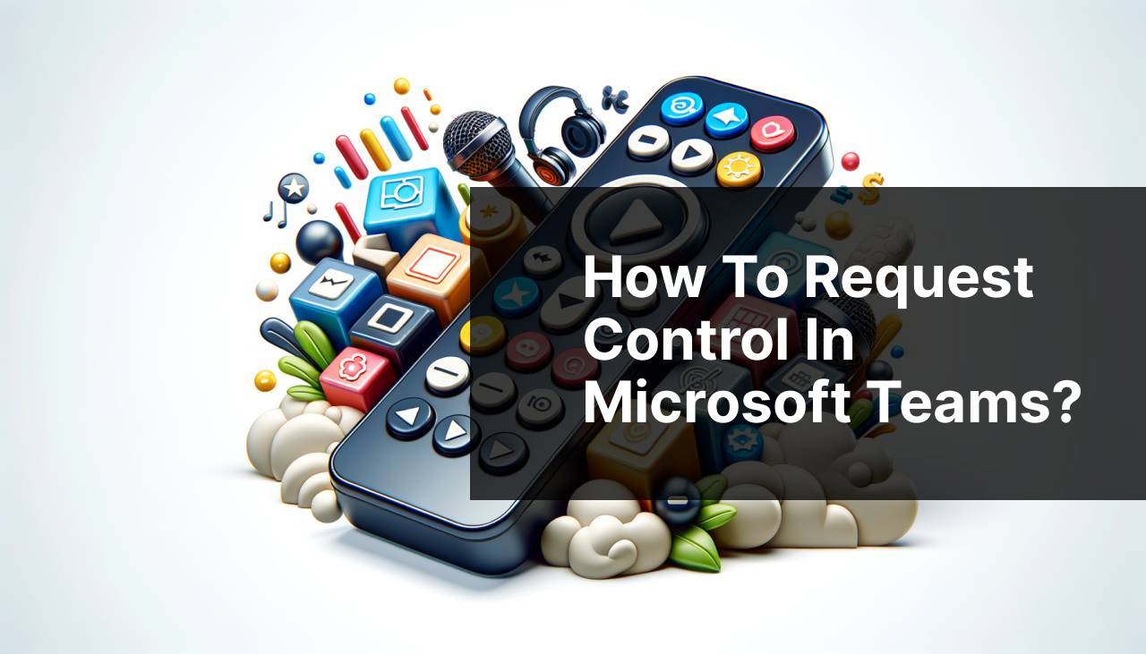 How to Request Control in Microsoft Teams