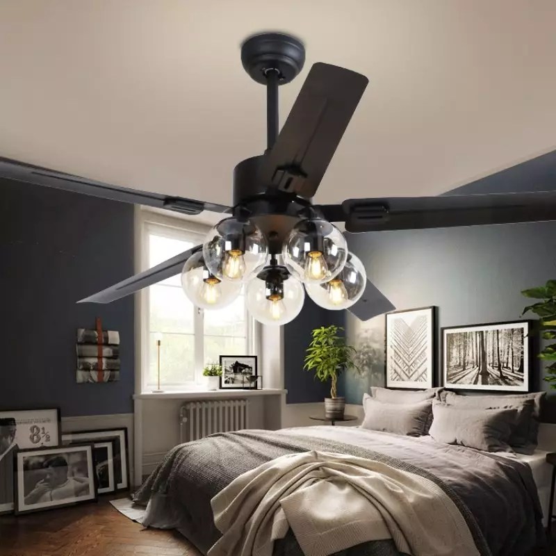 Smart Rustic Modern Ceiling Fans with Lights Ping Lighting
