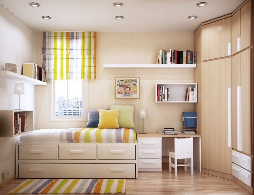 Warna Cat Kamar Tidur Dua Warna yang Nyaman dan Sedap Dipandang