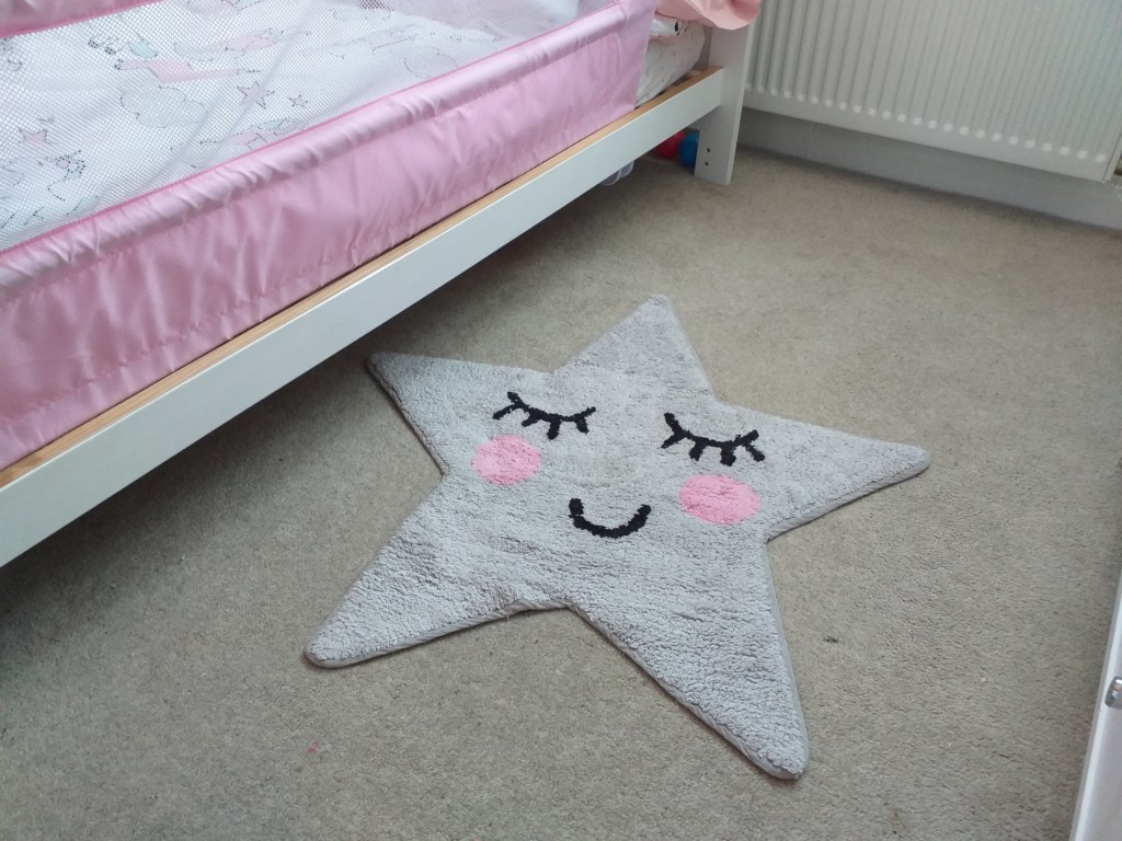 Sweet Dreams Grey Star Rug Pink Cloud Boutique