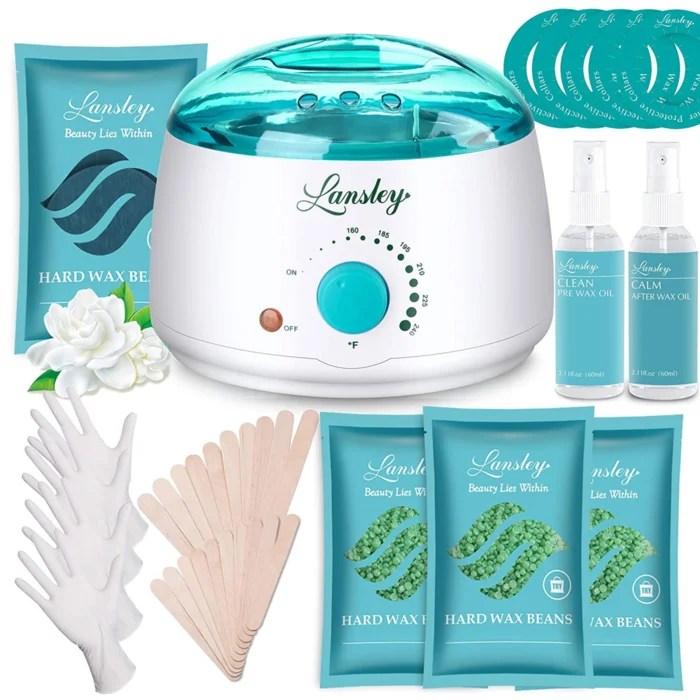 LANSLEY PROFESSIONAL WAX HAIR REMOVAL KIT PinkGlamBox