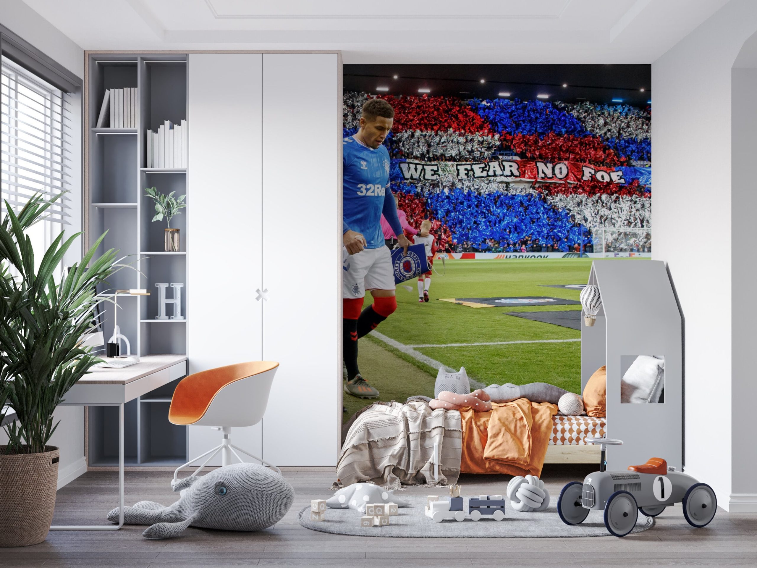 We Fear No Foe Wall Graphic Pink Gorilla Wall Art