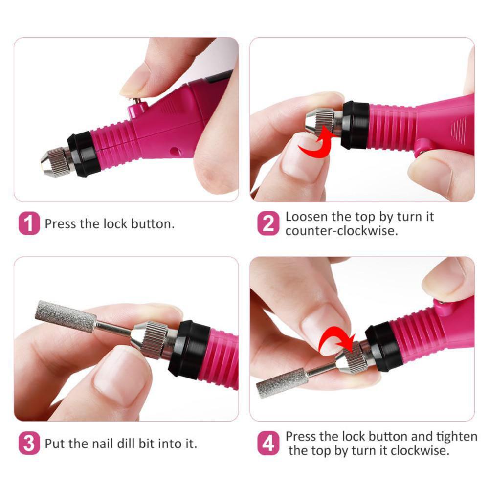 How To Change A Nail Drill Bits Step By Step