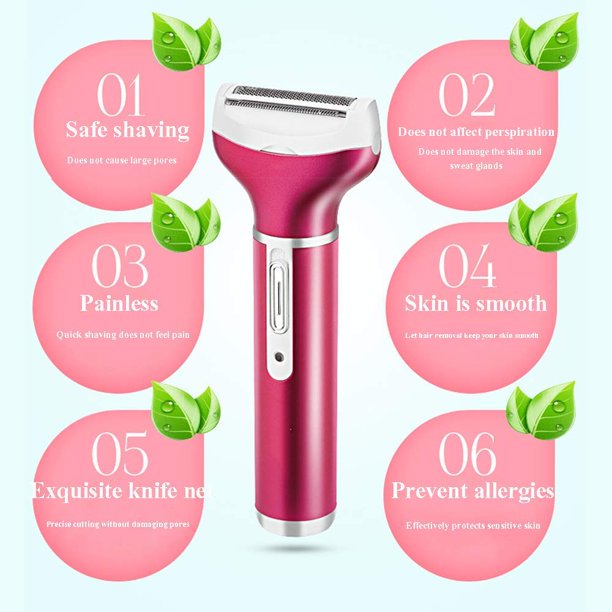 Pinkiou Fashion Multifunctional Lady Hair Removal Rechargeable