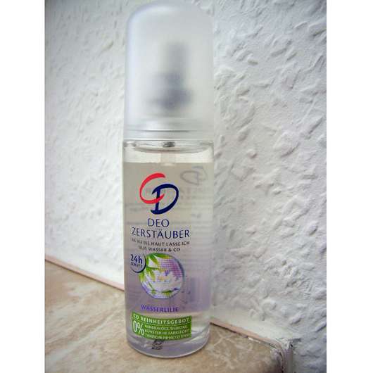 Test Deodorant CD Deo Zerstäuber Wasserlilie Testbericht von