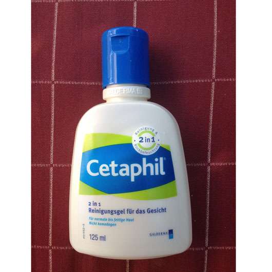 Test Reinigung Cetaphil 2 in 1 Reinigungsgel für das Gesicht Testbericht von irreal