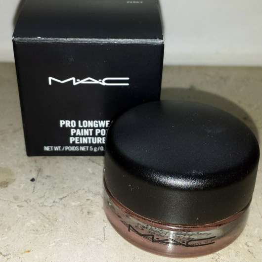 Test Eyeshadow M.A.C. Pro Longwear Paint Pot, Farbe Perky Pinkmelon