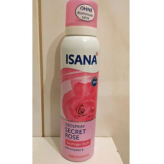 Test Deodorant ISANA Deospray Secret Rose Testbericht von xKatharina