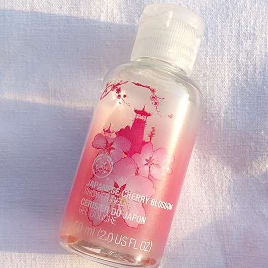 Test Reinigung The Body Shop Japanese Cherry Blossom Shower Gel
