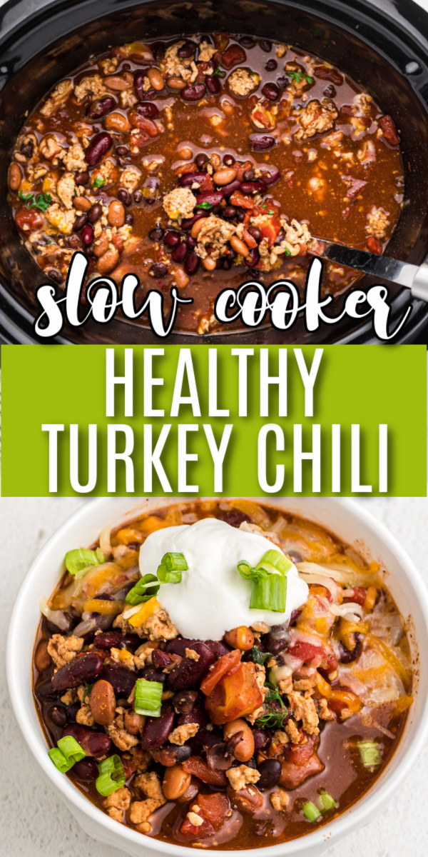 Slow Cooker Turkey Chili PinkWhen