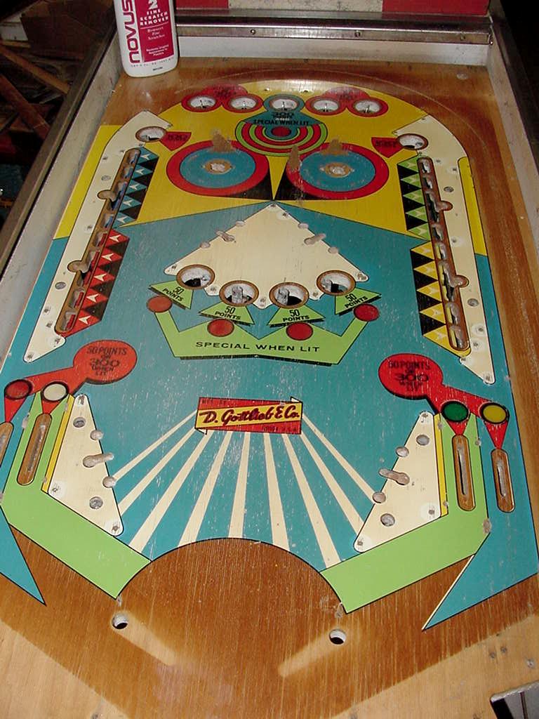 PINBALL Restoring a Gottlieb 2001 pinball playfield from 1971