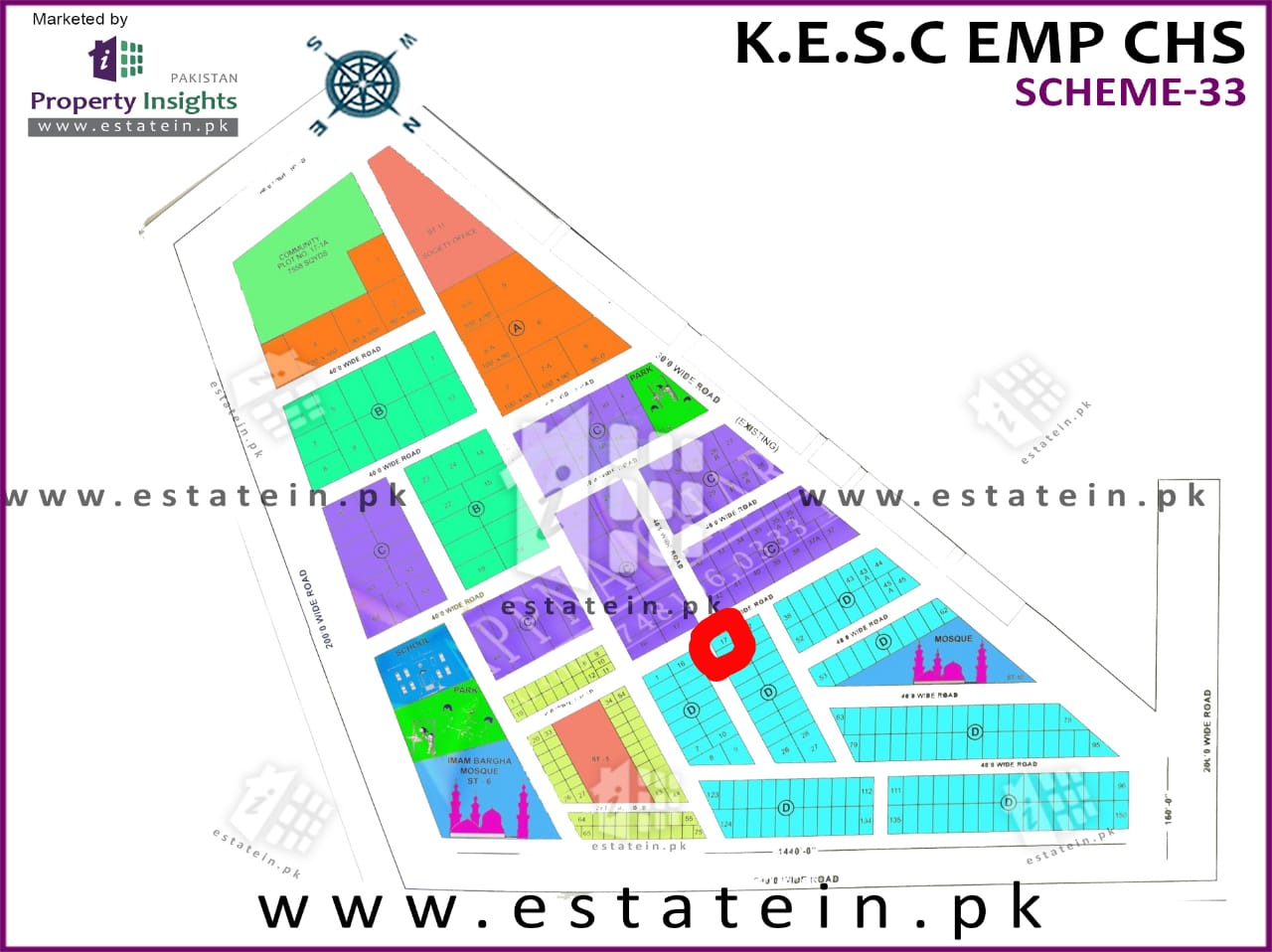 Plot for Sale in K.E.S.C Employees Cooperative Housing Society Scheme