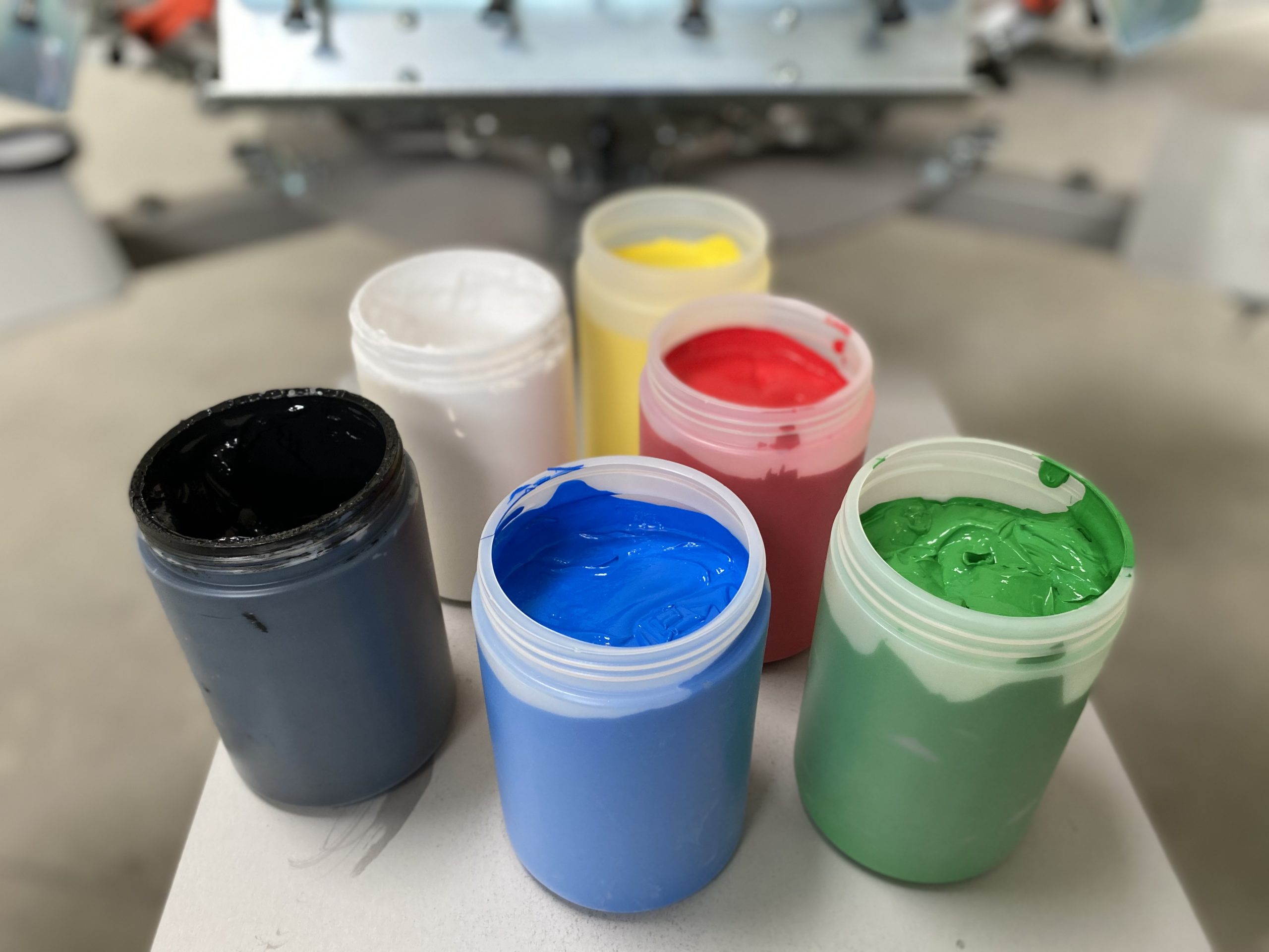 Tintas para serigrafía Pintapack Diferentes tipos de tinta
