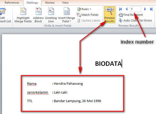 Cara Membuat Mail Merge Di Word Menggunakan Sumber Data Dari Excel, Lebih Praktis!! - Pintar Komputer