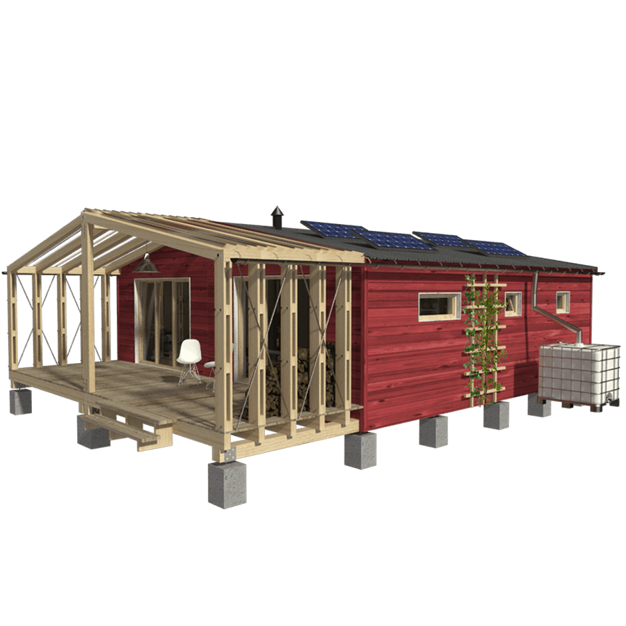 Expandable Small House Plans Small Homes, Cabins, PinUp Houses