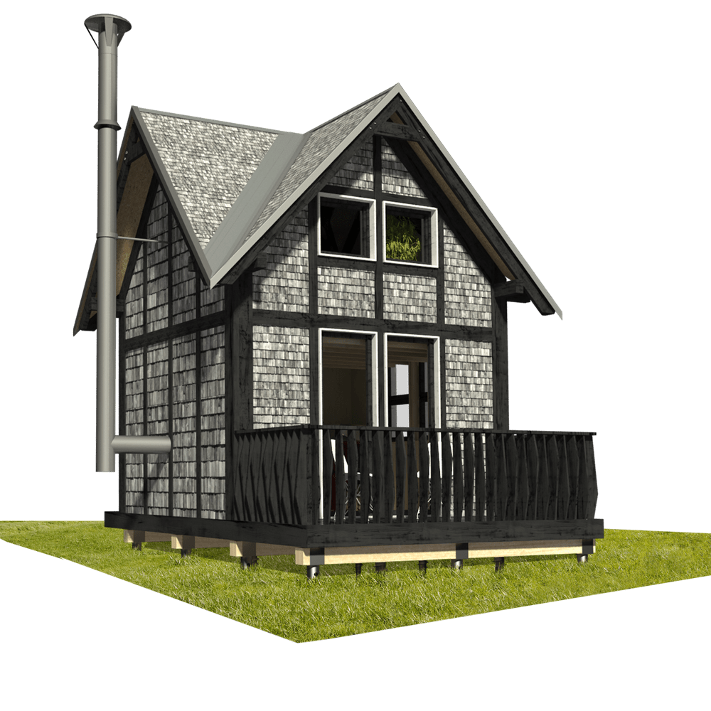 Small Cottage Plans with Loft and Porch