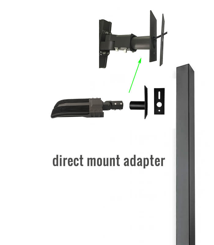 Wall Light Mounting Bracket for Outdoor Flood Light Fixture
