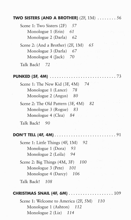 Short Ten Minute Plays For Elementary School Actors and Students