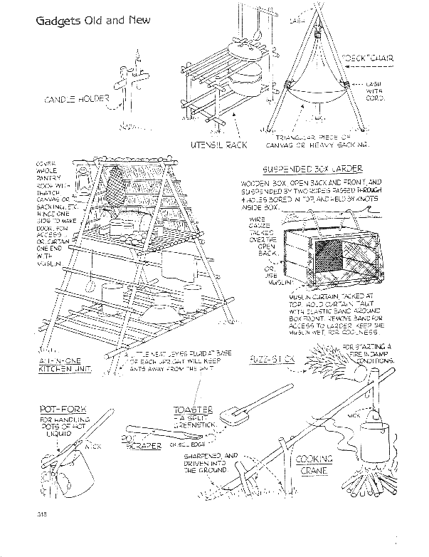 Pioneering Projects from Scout Requirements