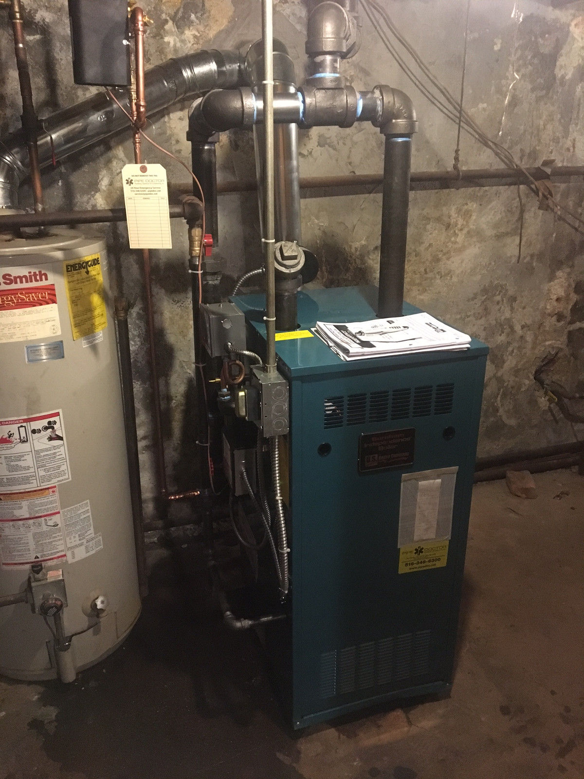 Burnham GasFired Steam Boiler Replacement in Long Island