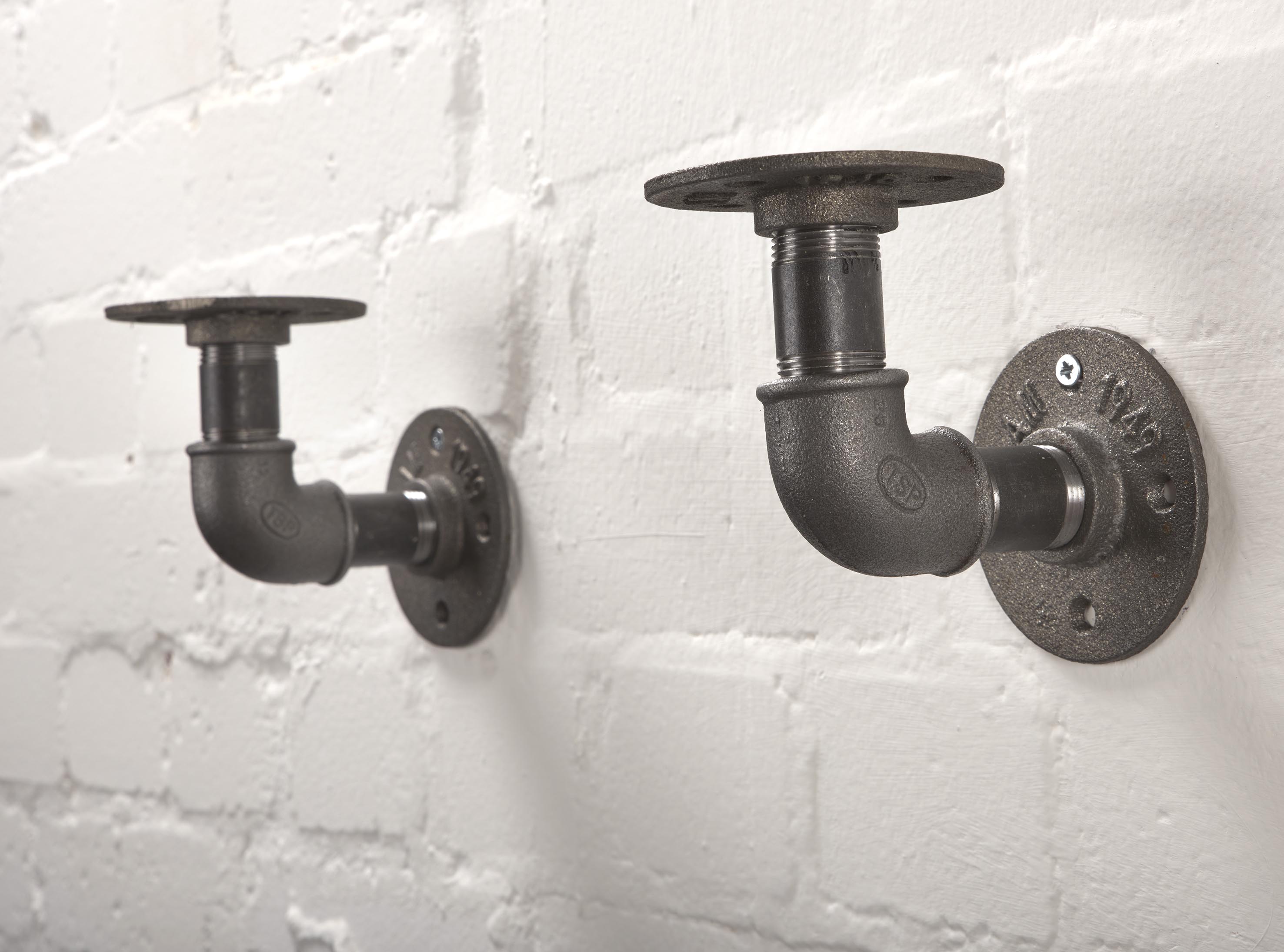 Elbow Style Pipe Fitting Shelving Brackets Pipe Dream Furniture