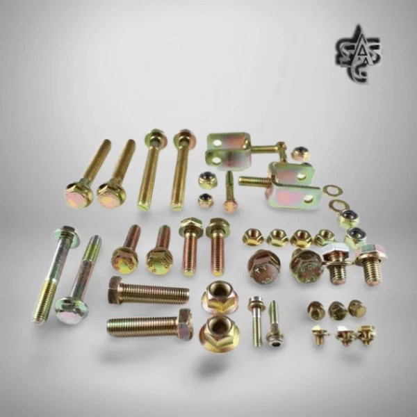 Zinc Plated Fasteners Shree Ashapura Steel Centre